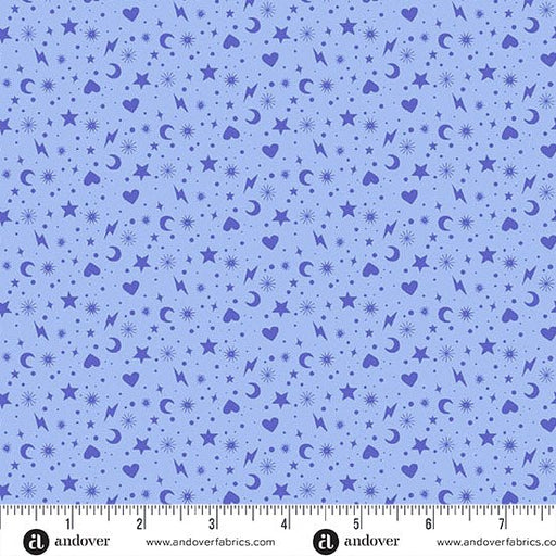 PRE - Order Perfect Day by Libs Elliott - Charm Toss A - 10223 - B Blue - Half Yard - March 2026 - Modern Fabric Shoppe