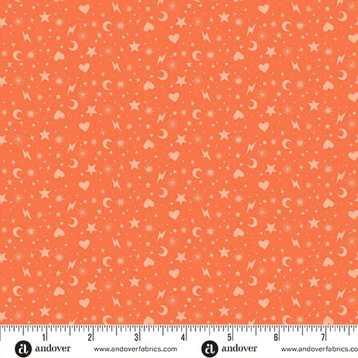 PRE - Order Perfect Day by Libs Elliott - Charm Toss A - 10223 - O Orange - Half Yard - March 2026 - Modern Fabric Shoppe