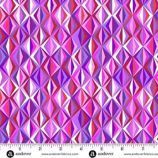 PRE - Order Perfect Day by Libs Elliott - Prism A - 10220 - E Purple - Half Yard - March 2026 - Modern Fabric Shoppe