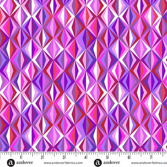 PRE - Order Perfect Day by Libs Elliott - Prism A - 10220 - E Purple - Half Yard - March 2026 - Modern Fabric Shoppe