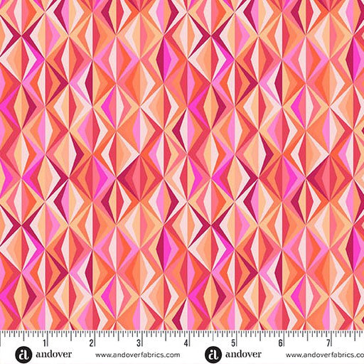 PRE - Order Perfect Day by Libs Elliott - Prism A - 10220 - O Orange - Half Yard - March 2026 - Modern Fabric Shoppe