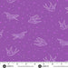 PRE - Order Perfect Day by Libs Elliott - Swallows A - 10218 - P Purple - Half Yard - March 2026 - Modern Fabric Shoppe