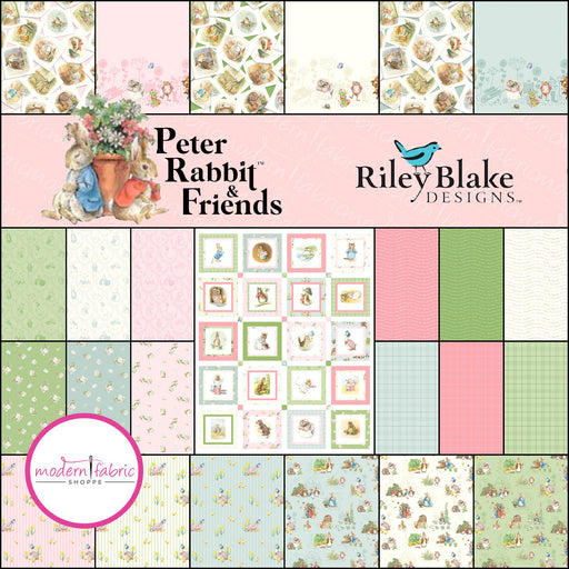 PRE-ORDER- Peter Rabbit by Riley Blake- Half Yard Bundle- January 2025 - Modern Fabric Shoppe