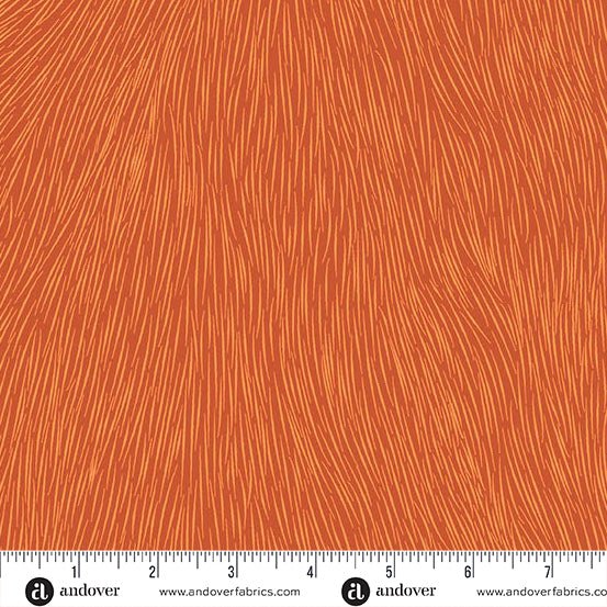 PRE - Order Phantasm by Libs Elliott - Beast A - 1524 - O Flame - Half Yard - July 2025 - Modern Fabric Shoppe