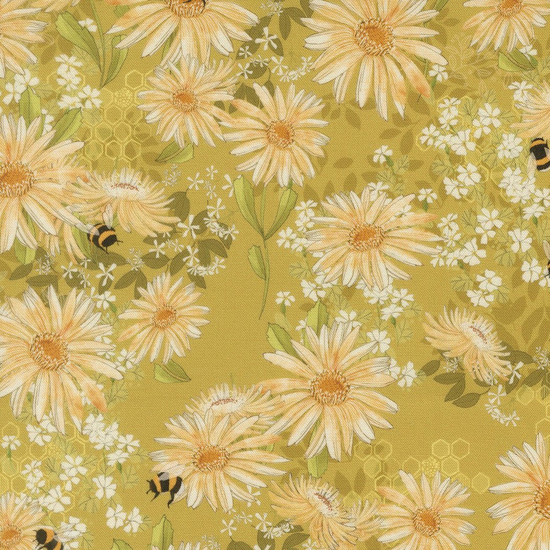 PRE - Order Pollinators by Robin Pickens - Golden 48811 14 - Half Yard - December 2026 - Modern Fabric Shoppe