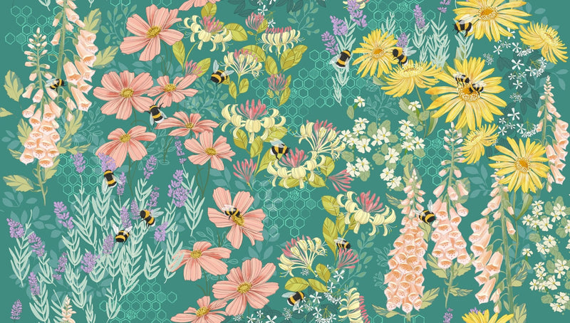 PRE - Order Pollinators by Robin Pickens - Pond 48810 17 - Half Yard - December 2026 - Modern Fabric Shoppe