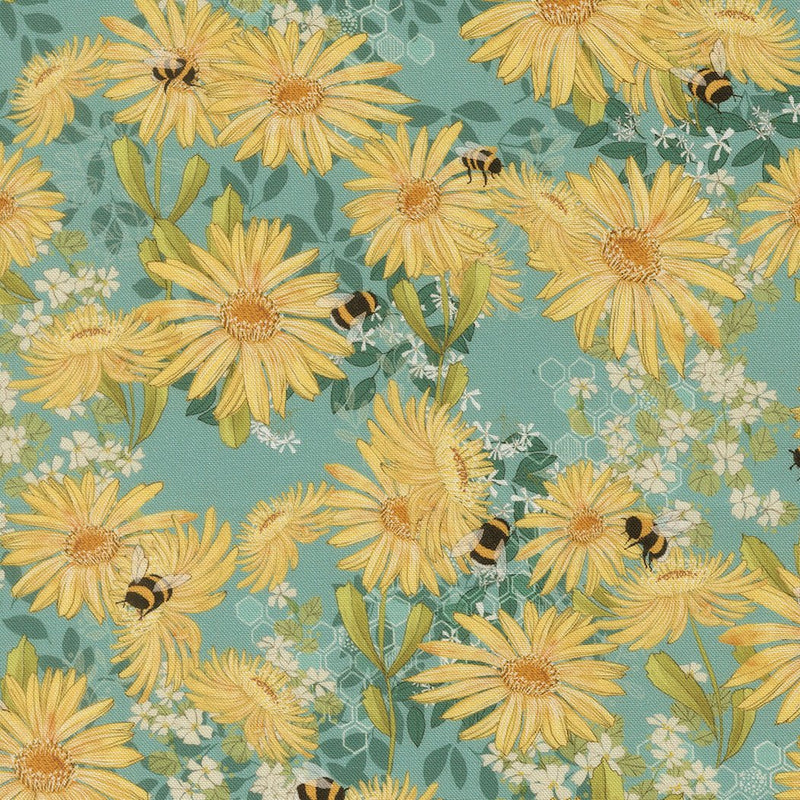 PRE - Order Pollinators by Robin Pickens - Pond 48811 17 - Half Yard - December 2026 - Modern Fabric Shoppe