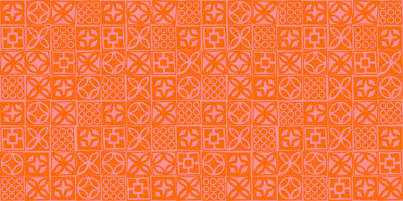 PRE - ORDER Poolside Too - Collaboration by Ruby Star Society - Architectural Blocks RS 5201 13 - Goldfish - Half Yard - April 2026 - Modern Fabric Shoppe