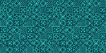 PRE - ORDER Poolside Too - Collaboration by Ruby Star Society - Architectural Blocks RS 5201 16 - Peacock - Half Yard - April 2026 - Modern Fabric Shoppe