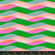 PRE - ORDER Poolside Too - Collaboration by Ruby Star Society - Poolside Waves RS 5198 13 - Lipstick - Half Yard - April 2026 - Modern Fabric Shoppe