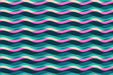 PRE - ORDER Poolside Too - Collaboration by Ruby Star Society - Poolside Waves RS 5198 15 - Peacock - Half Yard - April 2026 - Modern Fabric Shoppe