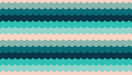 PRE - ORDER Poolside Too - Collaboration by Ruby Star Society - Umbrella Scallops RS 5199 16 - Peacock - Half Yard - April 2026 - Modern Fabric Shoppe