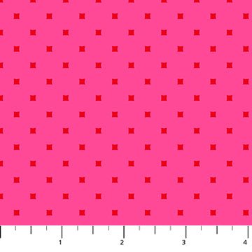 PRE - Order Pop Sugar by Heather Bailey - Lottie Dot 92058 - 22 Raspberry - Half Yard - April 2025 - Modern Fabric Shoppe