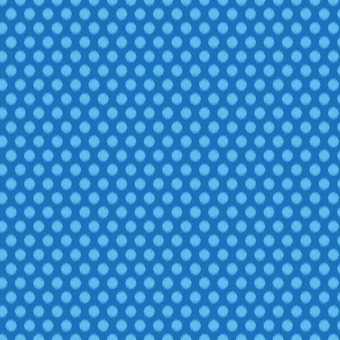 PRE - Order Pop Sugar by Heather Bailey - Top Dot 92060 - 42 Blue - Half Yard - April 2025 - Modern Fabric Shoppe