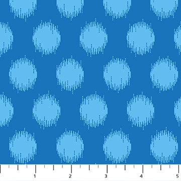 PRE - Order Pop Sugar by Heather Bailey - Top Dot 92060 - 42 Blue - Half Yard - April 2025 - Modern Fabric Shoppe