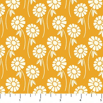 PRE - Order Pop Sugar by Heather Bailey - Upsy Daisy 92061 - 52 Butterscotch - Half Yard - April 2025 - Modern Fabric Shoppe