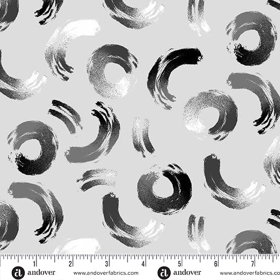 PRE - Order Prismatic by Libs Elliott - Brushwork A - 10434 - C Ash - Half Yard - August 2026 - Modern Fabric Shoppe