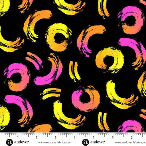 PRE - Order Prismatic by Libs Elliott - Brushwork A - 10434 - O Flare - Half Yard - August 2026 - Modern Fabric Shoppe