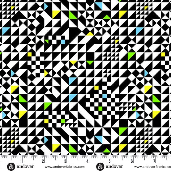 PRE - Order Prismatic by Libs Elliott - Check It A - 10439 - K Cosmic - Half Yard - August 2026 - Modern Fabric Shoppe