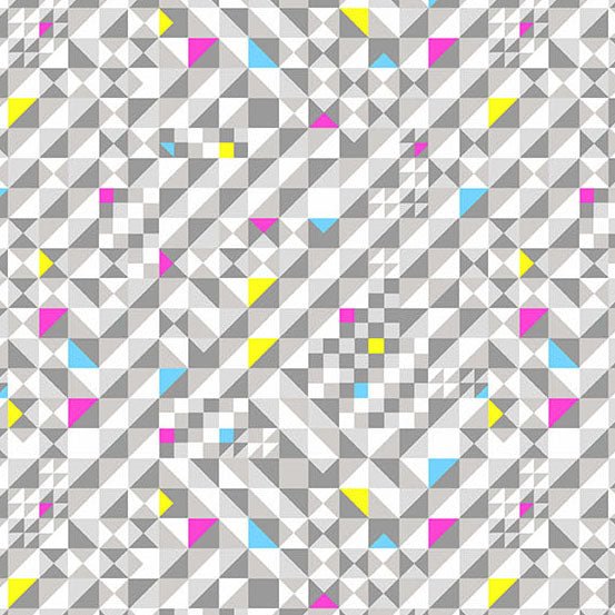 PRE - Order Prismatic by Libs Elliott - Check It A - 10439 - L Ash - Half Yard - August 2026 - Modern Fabric Shoppe