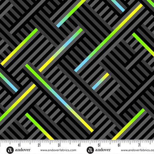 PRE - Order Prismatic by Libs Elliott - Rouge Weave A - 10437 - C Cosmic - Half Yard - August 2026 - Modern Fabric Shoppe