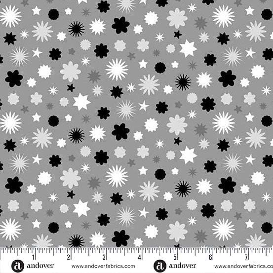 PRE - Order Prismatic by Libs Elliott - Wingalings A - 10435 - C Dove - Half Yard - August 2026 - Modern Fabric Shoppe