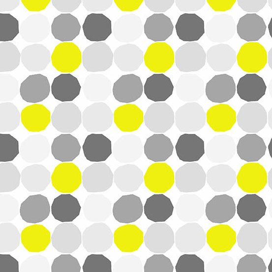 PRE - Order Prismatic by Libs Elliott - Wonky Dots A - 10436 - L Dayglow - Half Yard - August 2026 - Modern Fabric Shoppe