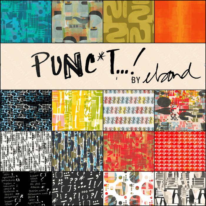 PRE - ORDER Punc*t by e bond - Half Yard Bundle - May 2026 - Modern Fabric Shoppe