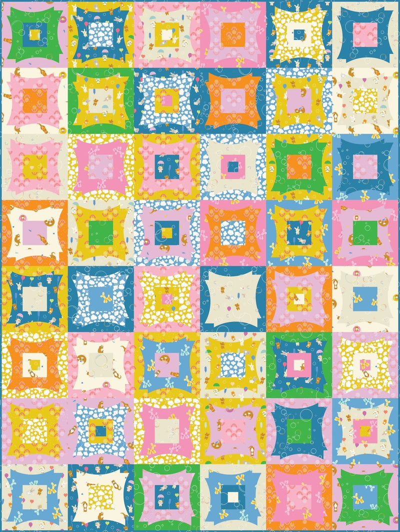 PRE - ORDER Rashida Coleman - Hale - Daily Grind Quilt Kit - featuring Float - January 2027 - Modern Fabric Shoppe