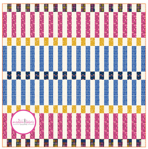 PRE-ORDER Rashida Coleman Hale- Madeline Quilt Kit featuring Woodland Park- January 2025 - Modern Fabric Shoppe