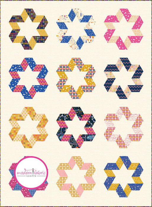 PRE-ORDER Rashida Coleman Hale- Polaris Quilt Kit featuring Woodland Park- January 2025 - Modern Fabric Shoppe