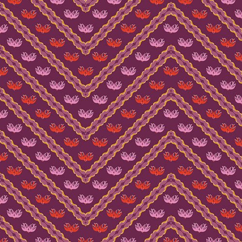 PRE-Order Regeneration by Kathy Doughty- Love Dove- RGN-17305 Berry- Half Yard- March 2027 - Modern Fabric Shoppe