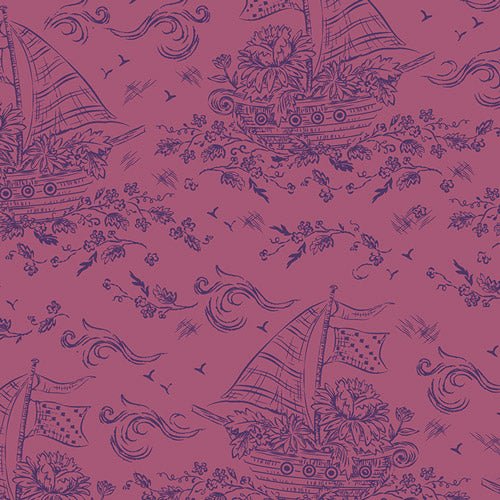 PRE-Order Regeneration by Kathy Doughty- Ships of Bloom- RGN-17304 Glow- Half Yard- March 2027 - Modern Fabric Shoppe