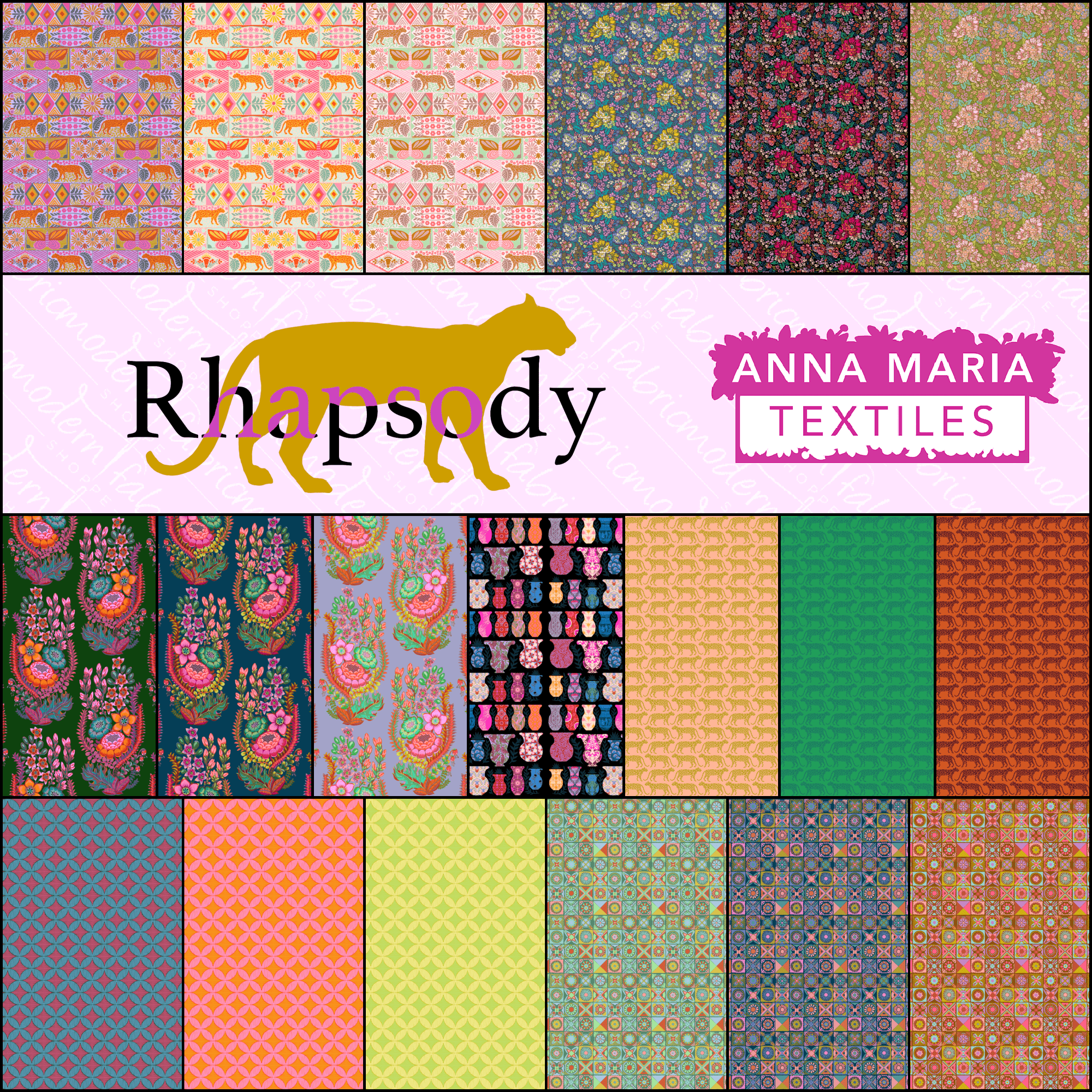 PRE-Order Rhapsody by Anna Maria Horner- Half Yard Bundle- June 2026 ...