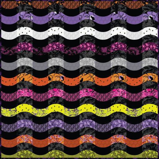 PRE-Order Ripple Chips Dark Quilt Kit featuring Enchanter by Libs Elliott- April 2027 - Modern Fabric Shoppe