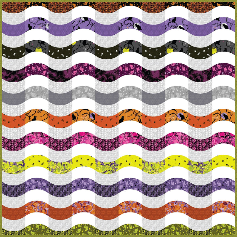 PRE-Order Ripple Chips Light Quilt Kit featuring Enchanter by Libs Elliott- April 2027 - Modern Fabric Shoppe
