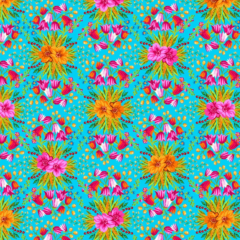 PRE - Order Rivera by Odile Bailloeul - Terrace PWOB132.BLUE - Half Yard - November 2026 - Modern Fabric Shoppe