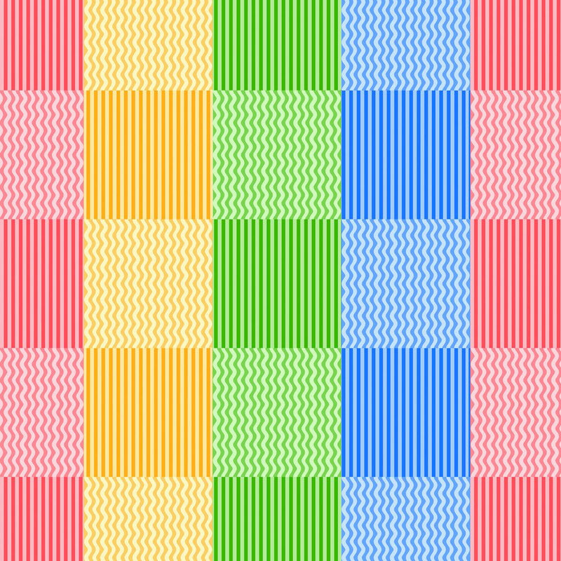PRE - Order Rivera by Odile Bailloeul - Waves & Lines PWOB137.BRIGHT - Half Yard - November 2026 - Modern Fabric Shoppe