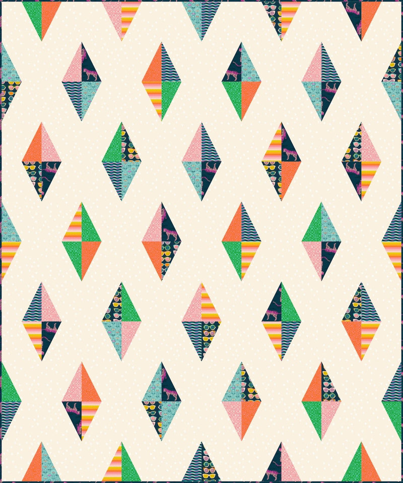 PRE - ORDER Ruby Star Society Collaboration - Luminary Quilt Kit featuring Poolside Too - April 2026 - Modern Fabric Shoppe