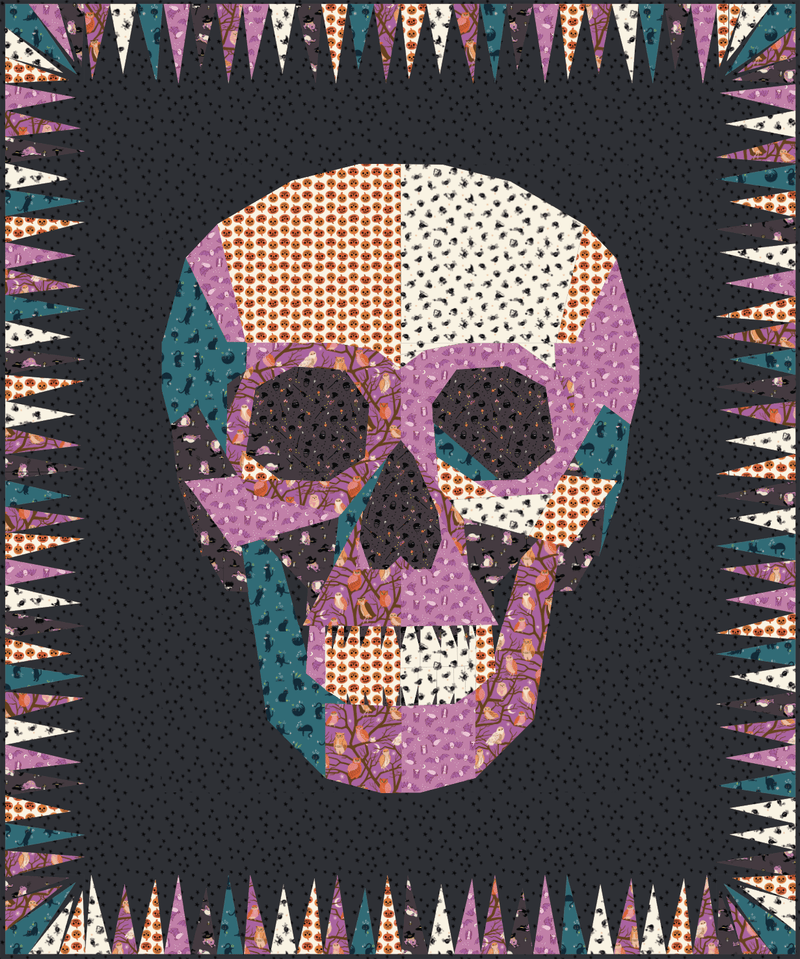 PRE - ORDER Ruby Star Society Collaboration - Mortimer Quilt Kit featuring Freaky Familiar - June 2026 - Modern Fabric Shoppe