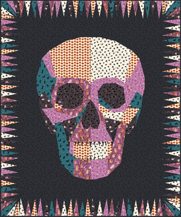 PRE - ORDER Ruby Star Society Collaboration - Mortimer Quilt Kit featuring Freaky Familiar - June 2026 - Modern Fabric Shoppe