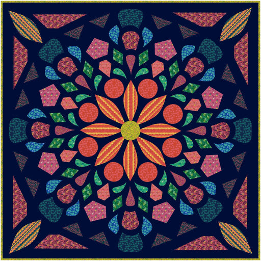 PRE - Order Sally Kelly - Bespectacled Quilt Kit featuring Sunshine - April 2026 - Modern Fabric Shoppe