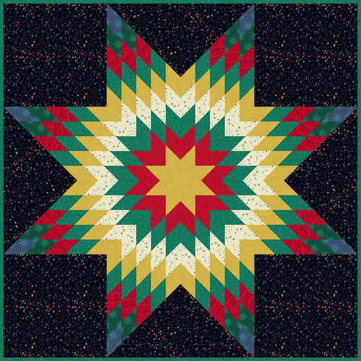 PRE-Order Sally Kelly- Celestial Lonestar Quilt Kit featuring Celestial Skies- May 2027 - Modern Fabric Shoppe