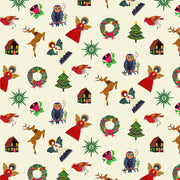 PRE-Order Sally Kelly- Celestial Skies- Pandora 55841D-2-Cream-Multi- Half Yard- May 2027 - Modern Fabric Shoppe