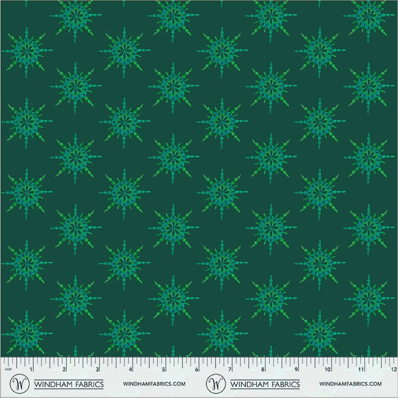 PRE-Order Sally Kelly- Celestial Skies- Starburst 55846D-8-Pine- Half Yard- May 2027 - Modern Fabric Shoppe