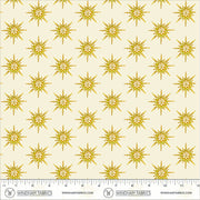 PRE-Order Sally Kelly- Celestial Skies- Starburst 55846DM-11-Cream/Gold- Half Yard- May 2027 - Modern Fabric Shoppe