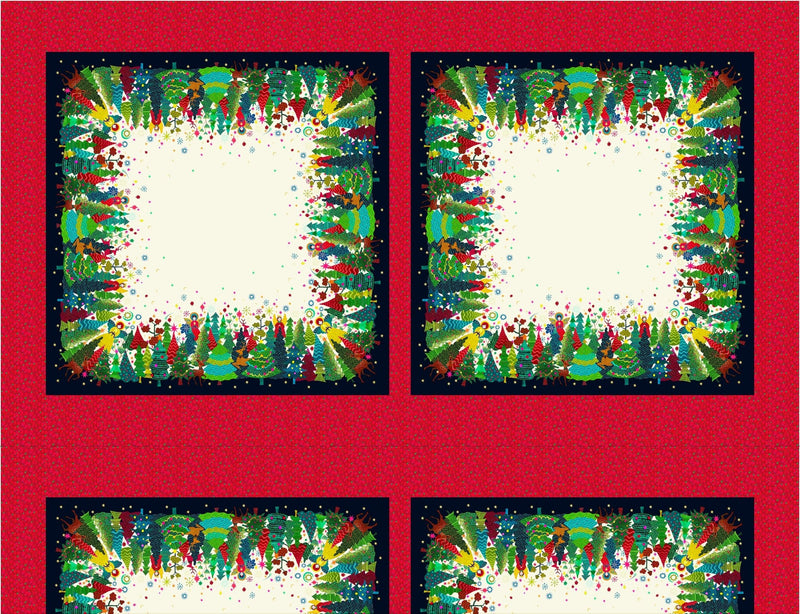 PRE-Order Sally Kelly- Celestial Skies- Stella Pine Square 55840DMP-2-Cream-Multi- 20" x 43" May 2027 - Modern Fabric Shoppe