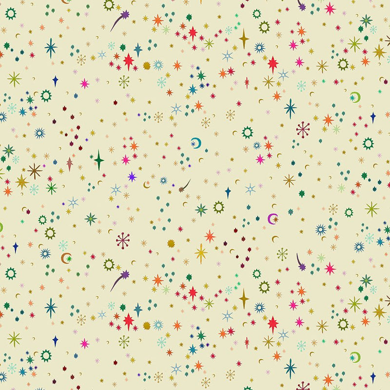 PRE-Order Sally Kelly- Celestial Skies- Stella Sky 55847D-2-Cream-Multi- Half Yard- May 2027 - Modern Fabric Shoppe