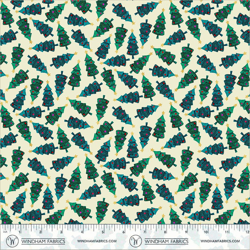 PRE-Order Sally Kelly- Celestial Skies- Taurus 55844DM-6-Cream/Green- Half Yard- May 2027 - Modern Fabric Shoppe