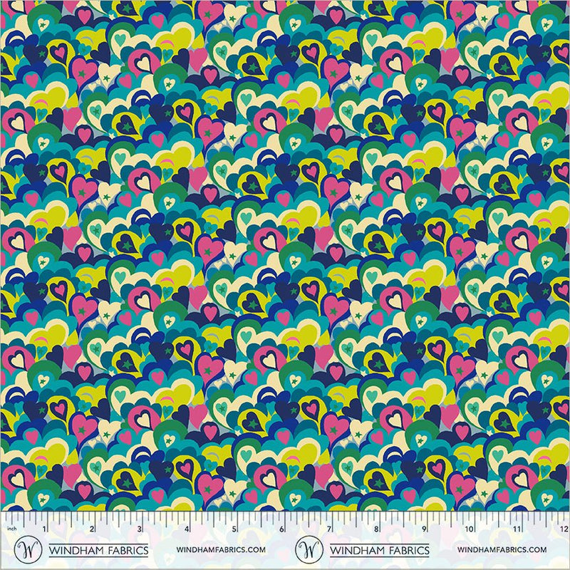 PRE-Order Sally Kelly- Cosmos- Blue Light 55151D-3 - Half Yard- November 2026 - Modern Fabric Shoppe